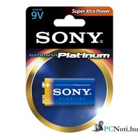 Sony Stamina Platinum 9V alkáli elem 1db/bliszter