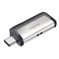 Sandisk 16GB USB3.0/Type-C Dual Drive Fekete-Ezüst (173336) Flash Drive