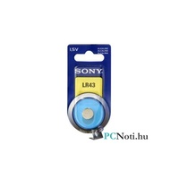 Sony LR43 (V12GA) fotó és kalkulátor elem 1db/bliszter