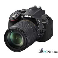 Nikon D5300 + 18-105 VR Fekete digitális tükörreflexes fényképezőgép