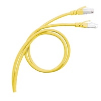 Legrand Cat6A (S/FTP) sárga 1 méter LCS3 árnyékolt patch kábel