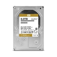 Western Digital 3,5" 6000GB belső SATAIII 7200RPM 128MB Gold WD6002FRYZ winchester