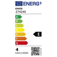 Emos Z74240 FILAMENT 4W E27 meleg fehér kisgömb LED izzó