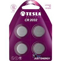 Tesla CR2032 4 db/bliszter lítium gombelem