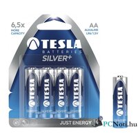 Tesla Silver AA LR06 4 db/bliszter alkáli elem
