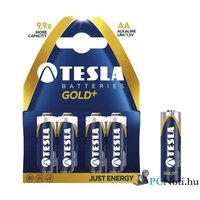 Tesla Gold AA LR06 4 db/papírbliszter alkáli elem
