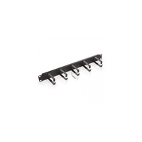 KE-Line 19" 1U fém patch rendező panel 73 mm-es gyűrűkkel