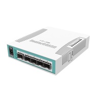 MikroTik CRS106-1C-5S 5xSFP, 1xCombo port (SFP/GbE LAN) asztali Cloud Router Switch