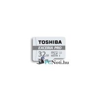Toshiba Exceria Pro 32GB SD micro M401 (SDHC Class 10 USH-I) (THN-M401S0320E2) memória kártya adapterrel