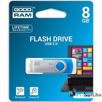 GOODRAM 8GB USB2.0 UTS2 Kék (UTS2-0080B0R11) Flash Drive