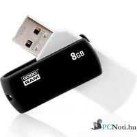 GOODRAM 8GB USB2.0 UCO2 Fekete-fehér (UCO2-0080KWR11) Flash Drive