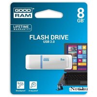 GOODRAM 8GB USB2.0 UMO2 Fehér grafit (UMO2-0080WER11) Flash Drive