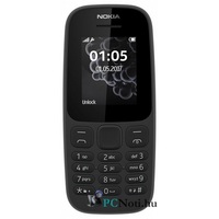 Nokia 105 (2017) 1,4 " Dual SIM fekete mobiltelefon
