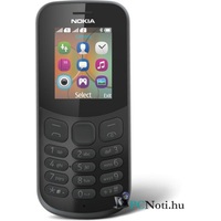 Nokia 130 (2017) 1,8" Dual SIM fekete mobiltelefon