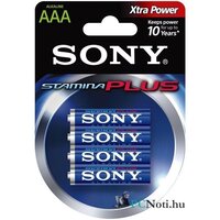Sony Stamina Plus AA alkáli ceruza elem 4db/bliszter