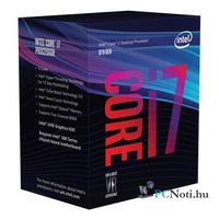 Intel Core i7 3,70GHz LGA1151 12MB (i7-8700K) box processzor