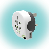 Q2 Power Q2WUK-USB Világ - Egyesült Királyság USB utazó adapter