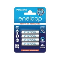 Panasonic Eneloop AAA 750mAh mikro ceruza akkumulátor 4db/bliszter