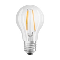 Osram Superstar átlátszó üveg búra/7W/806lm/2700K/E27  szabályozható LED körte izzó