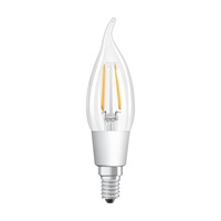 Osram Superstar átlátszó üveg búra/4,5W/470lm/2700K/E14/119mm  szabályozható LED gyertya izzó