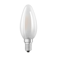 Osram Superstar opál üveg búra/4,5W/470lm/2700K/E14/97mm  szabályozható LED gyertya izzó