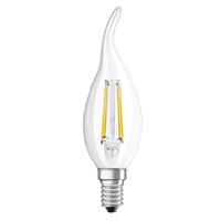 Osram Star átlátszó üveg búra/4W/470lm/2700K/E14/121mm LED gyertya izzó