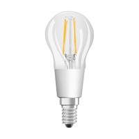 Osram Superstar átlátszó üveg búra/4,5W/470lm/2700K/E14  szabályozható LED kisgömb izzó