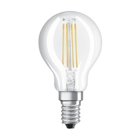 Osram Star átlátszó üveg búra/4W/470lm/2700K/E14 LED kisgömb izzó