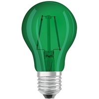 Osram Star üveg búra/2,5W/45lm/7500K/E27/zöld LED körte izzó