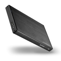 Axagon EE25-XA6 USB 3.0 fekete külső alumínium HDD/SSD ház