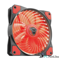 Trust GXT 762R 120x120x25mm 400-1300RPM piros LED-es ház ventilátor