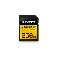 ADATA 256GB SD Premier ONE (SDXC Class 10 UHS-II U3) (ASDX256GUII3CL10-C) memória kártya