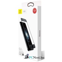 Baseus All-screen iPhone 7/8 fekete 0.2mm edzettüveg kijelzővédő fólia