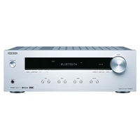 Onkyo TX-8220 ezüst sztereó rádióerősítő