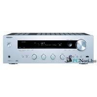 Onkyo TX-8130 ezüst hálózati sztereó rádióerősítő