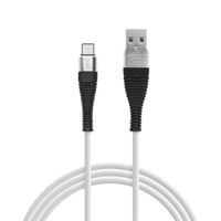 Delight USB Type-C 2,1A 1m fehér adatkábel
