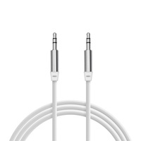 Delight fehér 3,5 mm jack AUX adatkábel 1m