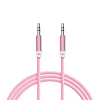 Delight rózsaszín 3,5 mm jack AUX adatkábel 1m
