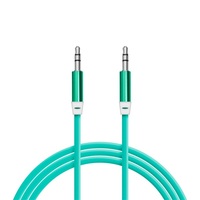 Delight zöld 3,5 mm jack AUX adatkábel 1m