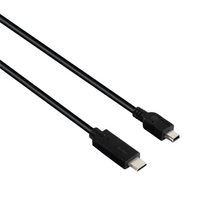 Hama 135744 USB Type-C - mini USB 0,75m fekete adatkábel