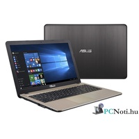 ASUS VivoBook X540NA-GQ249C 15,6"/Intel Celeron N3350/4GB/128GB/Int. VGA/fekete laptop