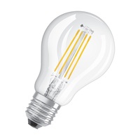 Osram Superstar átlátszó üveg búra/4,5W/470lm/4000K/E27  szabályozható LED kisgömb izzó