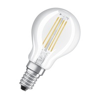 Osram Star átlátszó üveg búra/6,5W/806lm/2700K/E14 LED kisgömb izzó