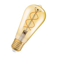 Osram Vintage átlátszó üveg búra/5W/250lm/2000K/E27 LED Edison körte izzó