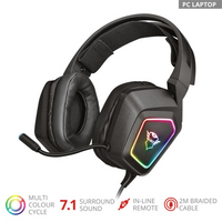 Trust GXT 450 Blizz RGB 7.1 Surround USB gamer headset Trust GXT 450 Blizz RGB 7.1 Surround USB gamer headset