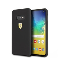 Ferrari Samsung S10 Plus SF fekete szilikon tok