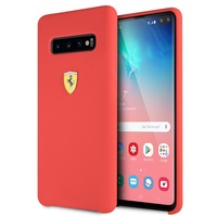 Ferrari Samsung S10 Plus SF piros szilikon tok