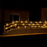 Home KKL 500F/WW kültéri meleg-/melegfehér 500 LED-es sziporkázó fényfüzér