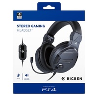 Nacon V3 PS4/PC sztereo titánszürke gamer headset