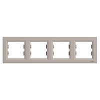 Schneider EPH5800469 ASFORA vízszintes bronz négyes keret